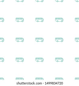 bus airoirt icon pattern seamless white background. Editable line bus airoirt icon. bus airoirt icon pattern for web and mobile.