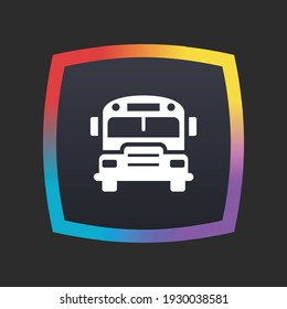 Bus - App Icon Button