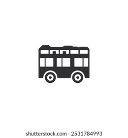 Ilustración de icono de Vector de arte de autobús 