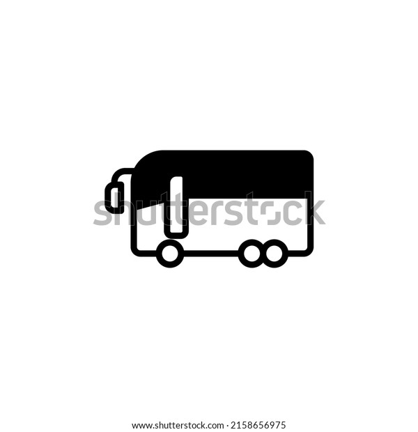 Bus, Autobus,
Public, Transportation Solid Line Icon Vector Illustration Logo
Template. Suitable For Many
Purposes.