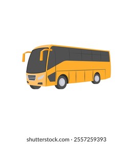 Bus, Automotive Flat Illustration Isolated