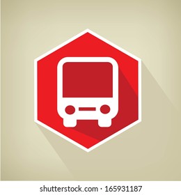 Bus button,vector