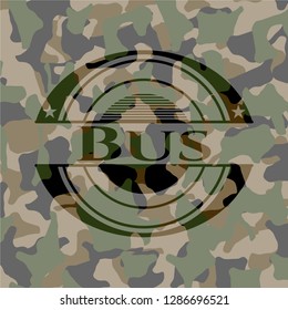 Bus camouflage emblem