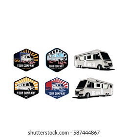 Bus and Camper Garage Logo 