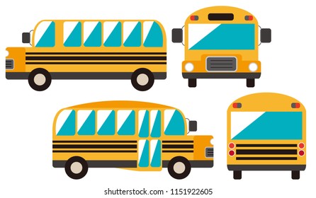 bus car illustration