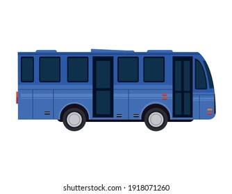 bus car vehicle transport icon vector illustration design