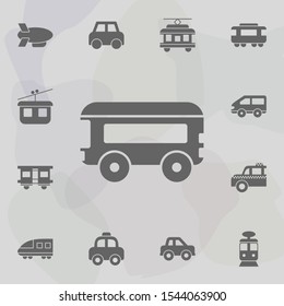 Bus, city transport icon. Simple set of transport icons. One of the collection for websites, web design, mobile app