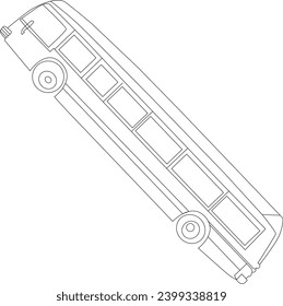 página Coloración de buses para todas las edades