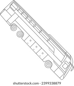 página Coloración de buses para todas las edades