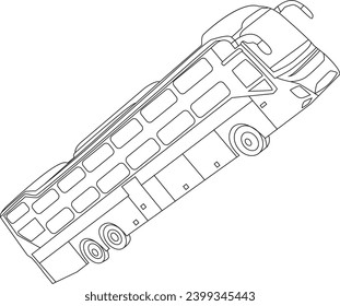 Página de Coloración de Autobuses para niños