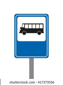 9,364 Blue bus stop sign Images, Stock Photos & Vectors | Shutterstock