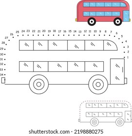 Bus Connect the dot and color