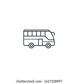 Bus creative icon. From Travel icons collection. Isolated Bus sign on white background