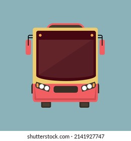 Icono de ilustración vectorial detallada del bus