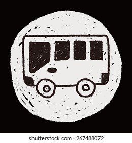 bus doodle drawing