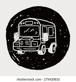 bus doodle drawing