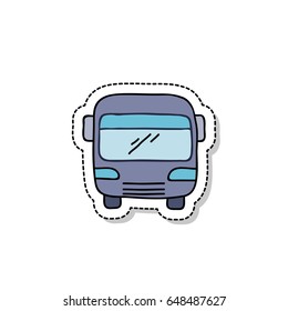 bus doodle icon
