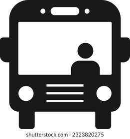 bus driver driver bus driving people Glyph