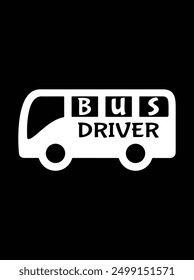 Bus driver EPS file for cutting machine. You can edit and print this vector art with EPS editor.