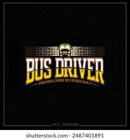 Bus Driver, Bus, School Staff, Driver, School, School Emblem, Bus Icon, School