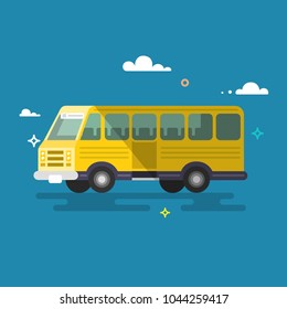 Bus. Flat design.