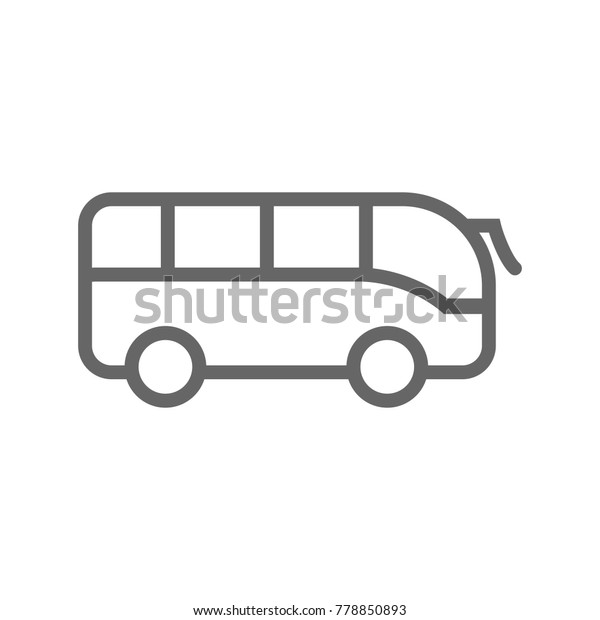 Bus Flat Icon Logo\
Transportation