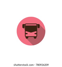 Bus flat icon vector design