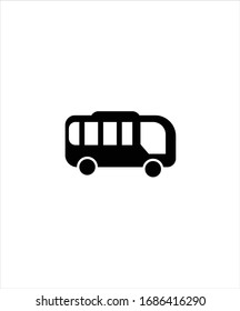 icono de bus plano,icono de diseño de mejor ilustración vectorial.