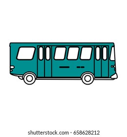 bus flat illustration
