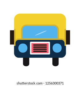 Bus Flat multi color icon