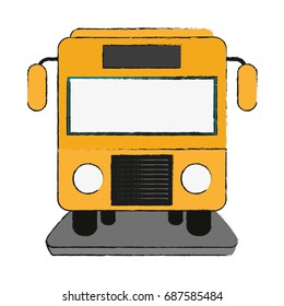 bus frontview icon image 