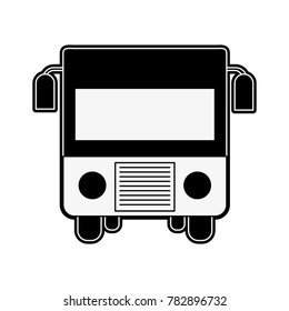 Bus frontview symbol