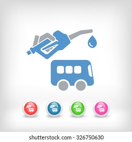 Bus fuel icon