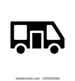 bus glyphs icon