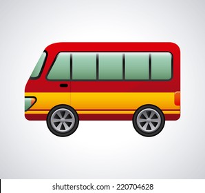 bus graphic design , vector illustration