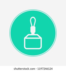 Bus handrail vector icon sign symbol