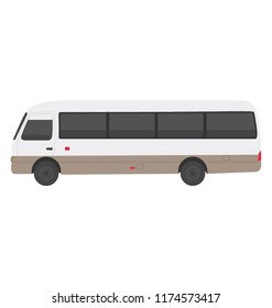 
Busse mit vielen Plätzen und Nahverkehrsdienst mit Stadtbus 
