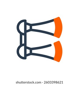 Bus Horn for School Bus Purpose Vector Icon