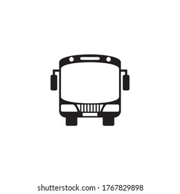 Bus Icon Symbol Vector On White Stock Vector (Royalty Free) 1370090348 ...