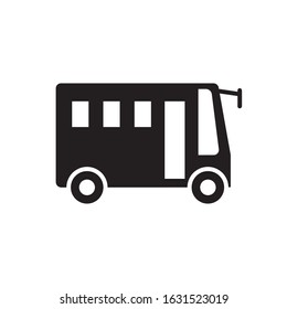 bus icon collection, trendy style