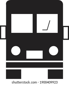 bus icon design isolated on white background