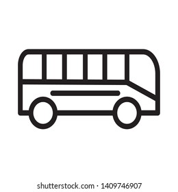 bus icon design logo template