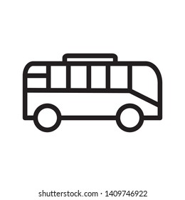 bus icon design logo template