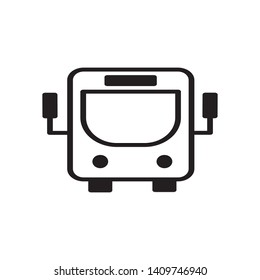 bus icon design logo template