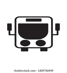 bus icon design logo template