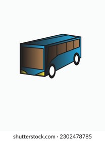 Bussymbol-Design geeignet für Logo und Webdesign
