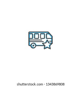 Bus icon design. Transportation icon vector illustration