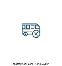 Bus icon design. Transportation icon vector illustration