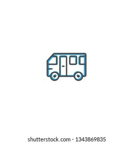 Bus icon design. Transportation icon vector illustration
