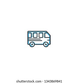 Bus icon design. Transportation icon vector illustration